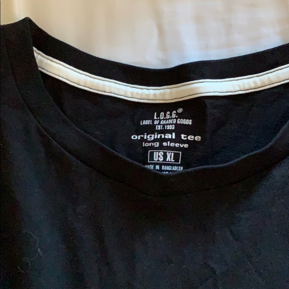 Men’s LOGG long sleeve tee XL.